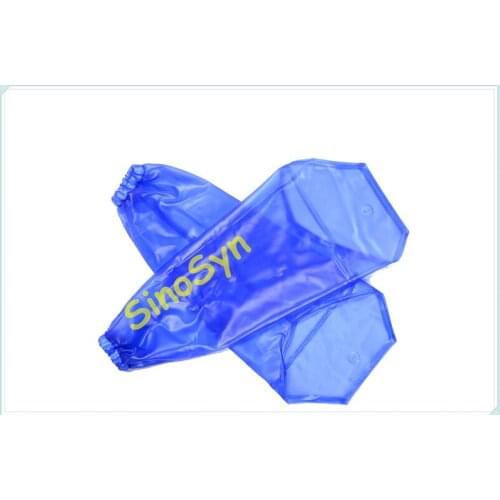 FQS0104 Blue Oxford Horseshoe Cuffs Water-proof Arm Sleeves Working Safty Protective Dust proof Forearm Oversleeve