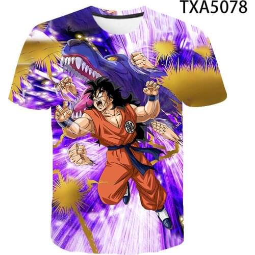 Boy Girl Kids New Cartoon Anime Dragon Summer Fashion Men Women Children DBZ 3D Print T Shirt Short Sleeve Casual Cool Tops Tee