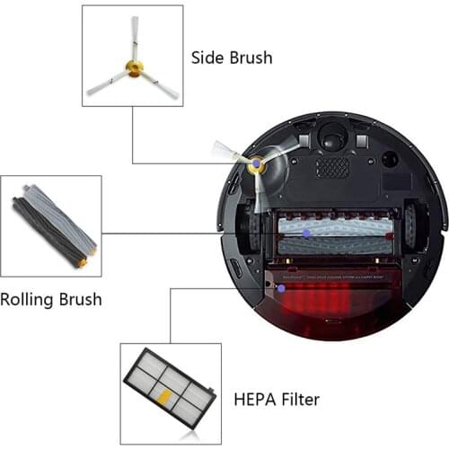 HEPA Filters & Brushes Kit for iRobot Roomba 800 900 Series 860 870 880 890 960 980 990 Robot Vacuum Cleaner Parts Accessories