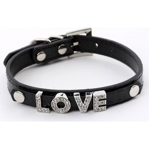 Daddy Dom DDLG Leather Collar Black Lover PU Leather Necklace For Adult Baby Diaper Lover