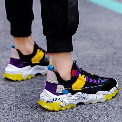 Mens Platform Sneakers Men Casual Shoes Autumn Soft Comfortable Vulcanized Shoes Man Zapatillas Hombre 2021 Hot Sale