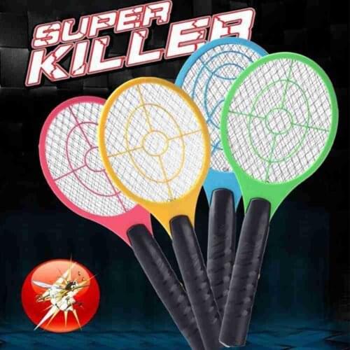 Summer Anti Mosquito Fly Cordless Battery Power Electric Fly Mosquito Swatter Bug Zapper Racket Insects Killer Home Bug Zappers