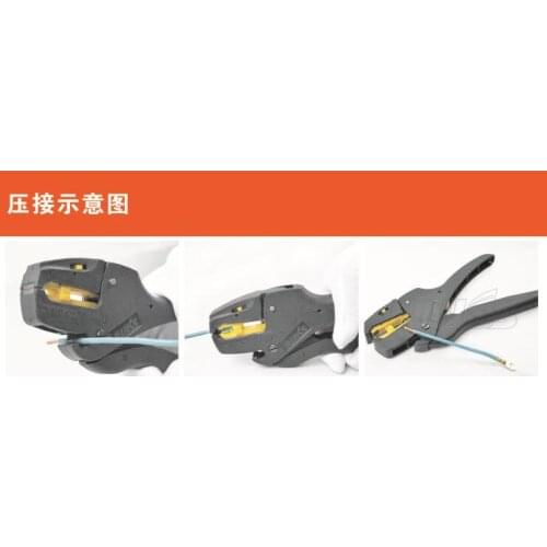 Multifunctional Self-adjusting insulated conductor 0.08-2mm2 wire strippers electrical plier tools