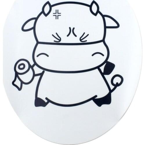 Sweet Cow Toilet Seat Cover Decal Sticker