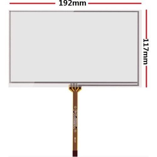 New 8-inch ultra-thin 0.5mm soft screen is suitable for the original car screen upgrade touch 192*117mm
