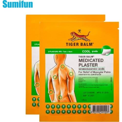 4pcs=2bags Tiger Balm Pain Relief Patch Medical Plaster Relieve Joint Back Knee Rheumatism Arthritis Body Pain Stickers D2270