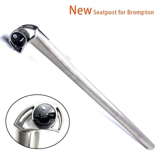 New design Titanium seatpost 31.8mm Seatpost fit for Brompton Bike 3 size 535mm 550mm 600mm