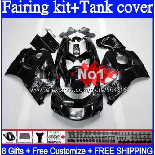 +Tank For SUZUKI SRAD GSXR 750 600 GSX-R600 62MC.38 GSXR750 GSXR600 96 97 98 99 00 1996 1997 1998 1999 2000 Gloss Black Fairing