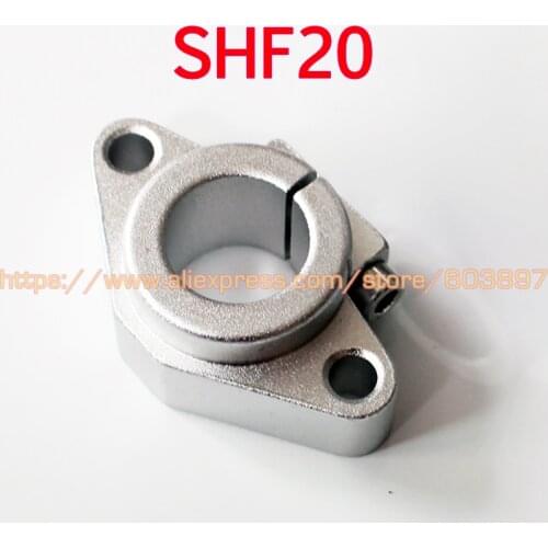 SHF20 Linear Rod Rail Shaft Support XYZ Table CNC route, shaft end supports horizontal type