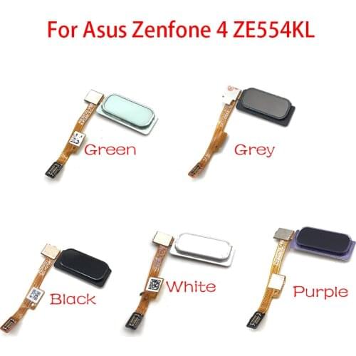 New Home Button Fingerprint Sensor Button Flex Cable For ASUS Zenfone 4 ZE554KL 5.5" Replacement Part
