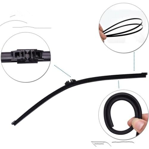 FUNDUOO For BMW X5 E70 2007 2008 2009 2010 2011 2012 2013 2014 15" Rubber Rear Window Windscreen Wipers Windshield Wiper Blades