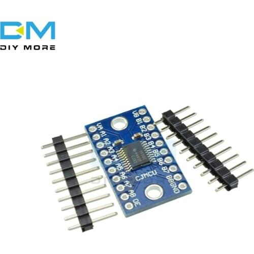 TXS0108E Logic Level converter 8 Channel Duel Hole bi-directional level converter Module For Arduino With Pins