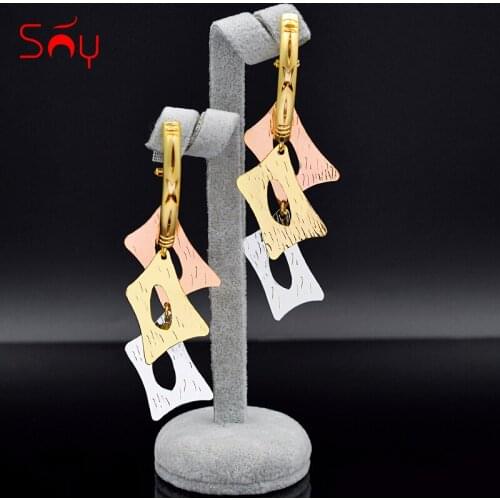 Sunny Jewelry Trendy Jewelry Long Drop Dangle Earrings For Women Water Drop Earrings For Engagement Wedding Jewelry Findings