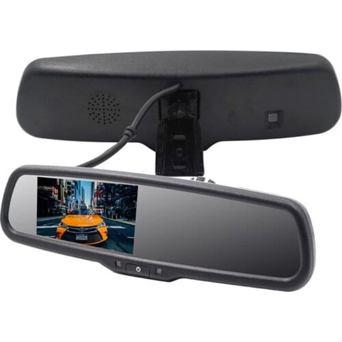 12V 4.3 Inch Car Rearview Mirror Display Auto Brightness Car Monitor Reversing Image Display Dedicated Rearview Mirror Display