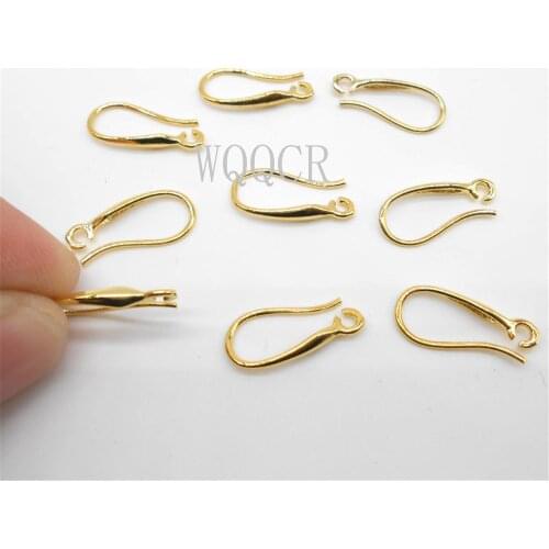 Hot Selling 10 Pieces of Fashion Jewelry Accessories 925 Silver/18K Gold Brand DIY Ladies Earring Hook Jewelry Making Supplies
