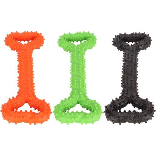 Pet Dog Chew Toy Aggressive Chewer Toy Teeth Cleaning Oral Dental Care Bone Toy