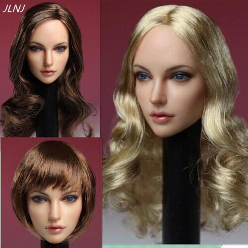 1/6 Scale SUPER DUCK SDH005 American European Beauty Head Model for PH Pale Color Body Action Figure Toy Custom