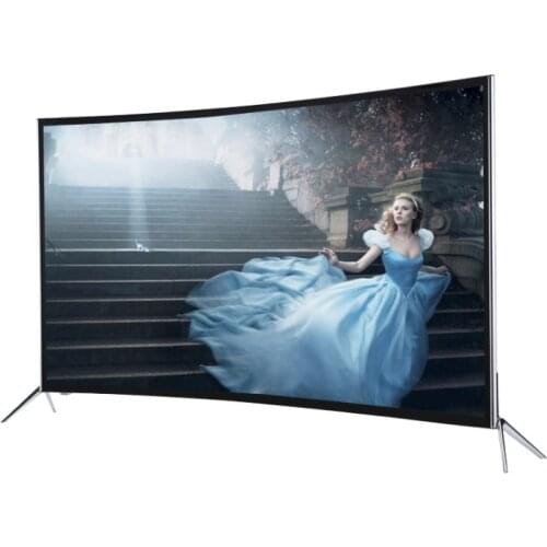 60'' 65'' 70'' inch curved FHD screen led display TV android OS multiple languages IPTV BVD-T2 TV wifi smart television TV