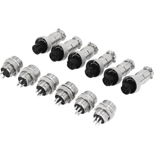 Aviation Plug and Socket Male and Female Connector Connector Connector GX12-2 Core 3 Core 4 Core 5 Core 6 Core 7 Core