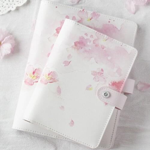Yiwi Stationery Cherry Blossoms Spiral Notebook 2019 Agenda Organizer A6 Planner Personal Diary Book Office And School Supplies