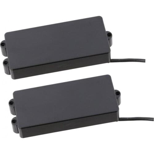 Black (Sealed) Ceramic Magnet Bass Humbucker 4 String Pickup for Bass Guitar