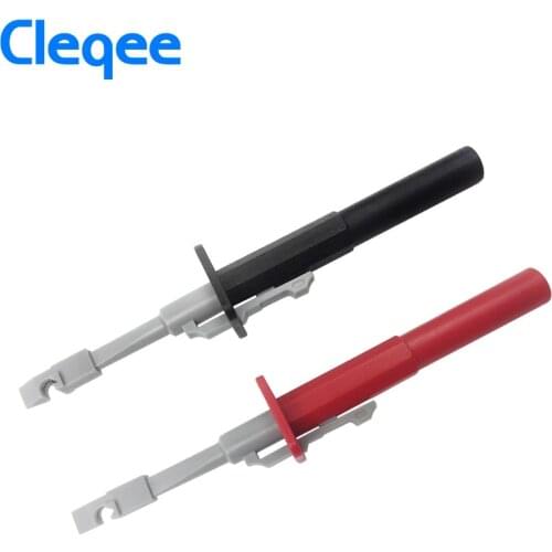Cleqee P5006 2Pcs Insulation Piercing Test Clip Set Alligator Probes For Car Circuit Detection