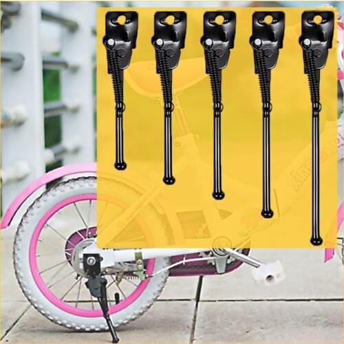 Children Bike Parking Stand Bike Side Kickstand Foot 12/14/16/18/20 Inch Childrens Bicycle Spring Safety Parking Stand Support