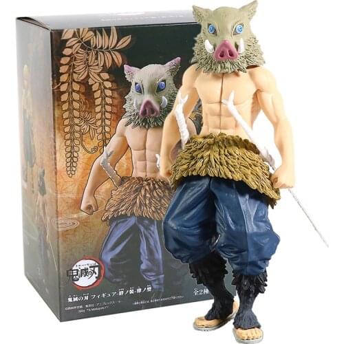 Demon Slayer Anime Figures Hashibira Inosuke Figurine Kimetsu No Yaiba Action Figure Model Toys Doll Gifts for Kids