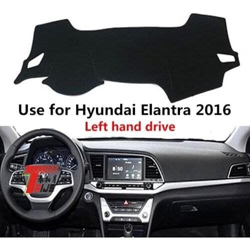 TAIJS Factory Classic Sport Polyester Fibre Car Dashboard Cover For Hyundai Elantra 2016 Left hand drive