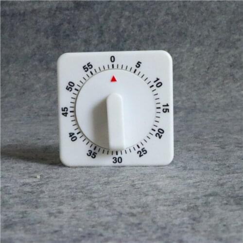For Kitchen small square pendulum timer 60 minutes timer reminder mechanical timer