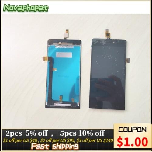 Novaphopat 4.7 inch Black Touchscreen For Explay Indigo Touch Screen Digitizer Sensor Panel Glass Screen Replacement + tracking