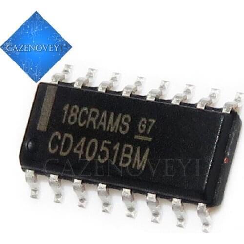 10pcs/lot CD4051BM CD4051 4051 SOP16 Eight Selective Switch New Original In Stock