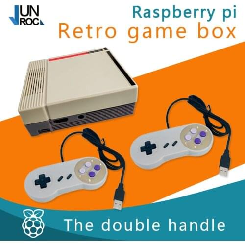 Raspberry Pi 3B+ Retro Game Box NesPi Case+ Plus Power Butter With Two Handle