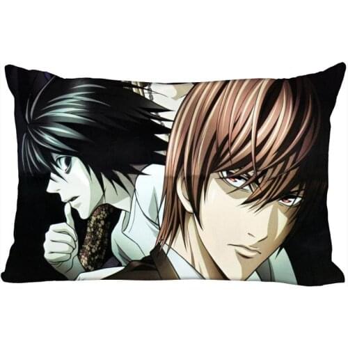 ShuanQian Custom Death Note New Arrival Pillowcase Rectangle Pillow Cover Zippered Soft No Fade Pillow Cover Christmas Gift
