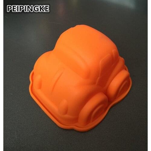 9.5*8.5*5.5CM Cute Car Shaped Silicone Cake Mold DIY Baking Molds Handmade Soap Mold Cake Decorating Tools