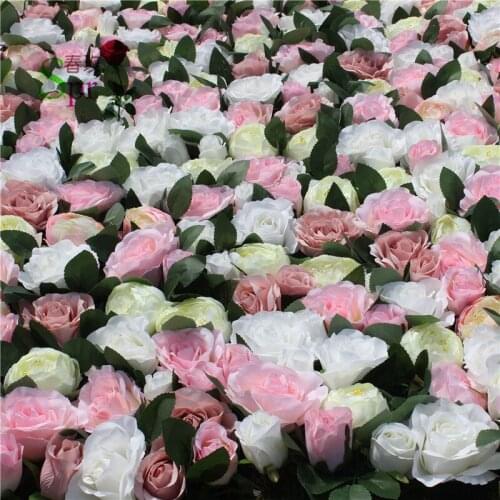 SPR Free Shipping-mix color bohemia-10pcs/lot Artificial silk rose flower wall wedding background lawn decoration