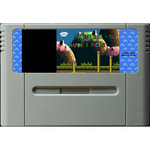 16Bit Games ** MISADVENTURE - TSUX NAMINES FACTOR ( PAL EUR Version!! )