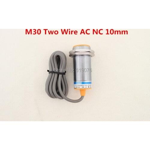 5Pcs M30 Two Wire AC NC 10mm distance measuring Inductive proximity switch sensor -LJ30A3-10-J/DZ