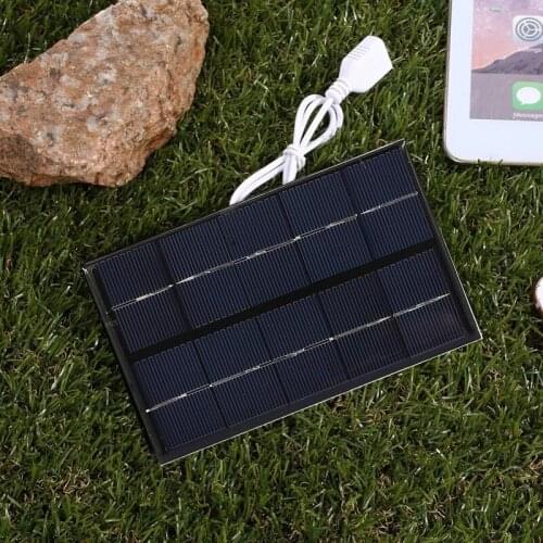 5W 5V Mini USB Solar Panel Battery Charger DIY Foldable Portable Solar Module Outdoor Solar Charging Generator For Mobile Phone