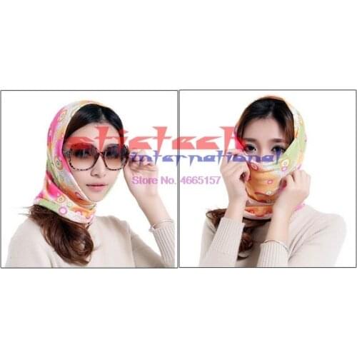 By dhl or ems 200pcs Cycling Solid Scarf Multifunctional Magic Bicycle Bandanas Seamless Bandanas Washouts Custom Printed