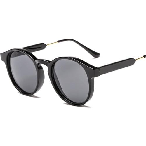 Black Vintage Cat Eye Sunglasses Women Fashion Cateye Mirror Sun Glasses Female Brand Designer Classic Retro Gothic Oculos