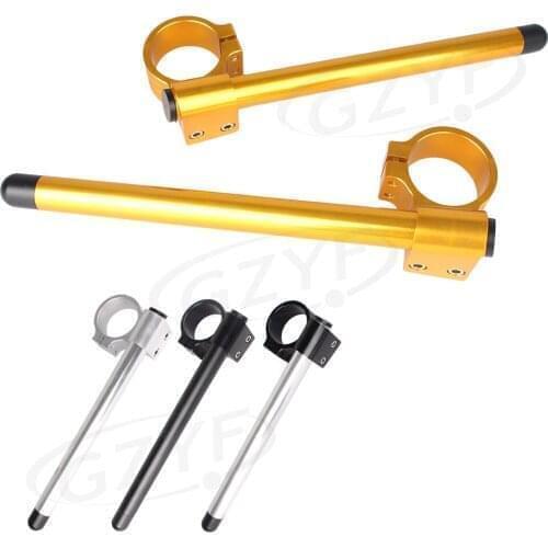 CNC 37mm Riser Clip-Ons handlebars Lift handle bar Fork Tube One Pair Black/Gold/Silver Motorbike Handbar Clipon