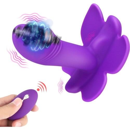Butterfly Dildo Vibrator Panty Vibrator Vagina Massager 10 Speeds Clitoral Stimulator Wireless Remote Control Sex Toys