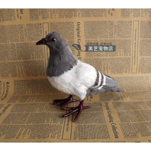 Simulation small dove 22x10x18cm toy model polyethylene&furs dove model home decoration props ,model gift d089