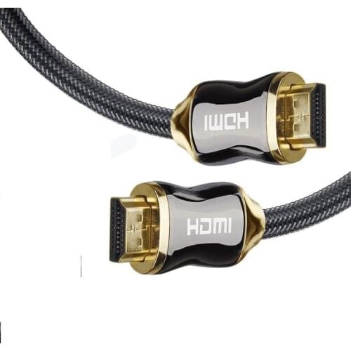 Wholesale 10pcs/lot GOLD 15m =50FT 20m=66.5FT HDMI v1.4 PREMIUM Cable HDTV 3D 4K 1080P Lead 15metre 20M Free shipping