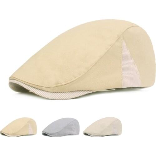 Classic Peaky Blinders Flat Cap for Men Beret Hat French Style Male Vintage British Spring Autumn Ivy Parisian Style Flat Cap