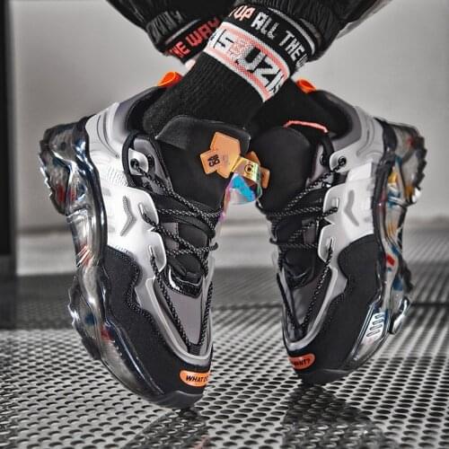 Cushioning Platform Men shoes Mens Trainers Mens casual shoes Mesh Sports Shoes for Male Chunky Sneakers Breathable