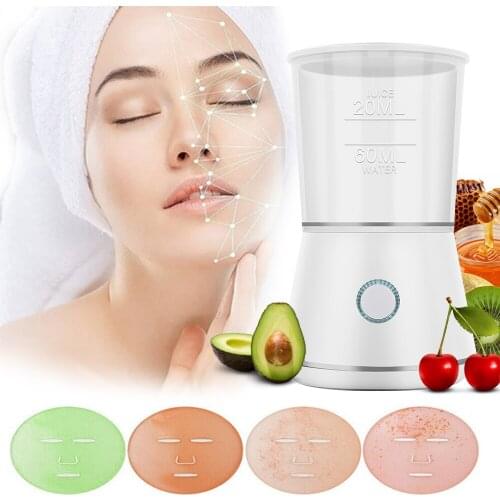 Face Mask Maker Machine Mini DIY Automatic Vegetable Natural Collagen Fruit Face Mask Home Use Beauty Salon SPA Care Tools