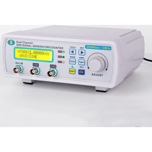 MHS-5200A Digital Dual-channel DDS Signal Generator Arbitrary Waveform Frequency Meter 25MHz for laboratory teaching
