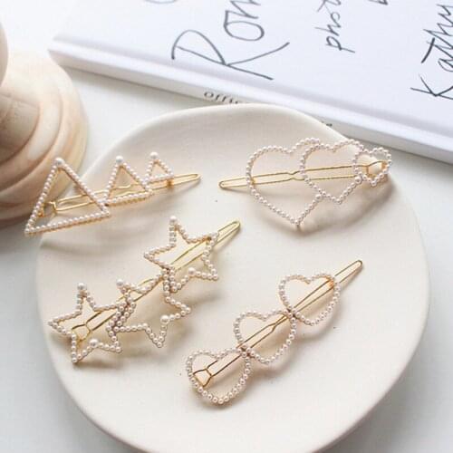 2019 New Women Cute Round Star Alloy Hair Clip Headwear Hair Ornament Headband Hairpin Barrette Fashion Hair Accessories